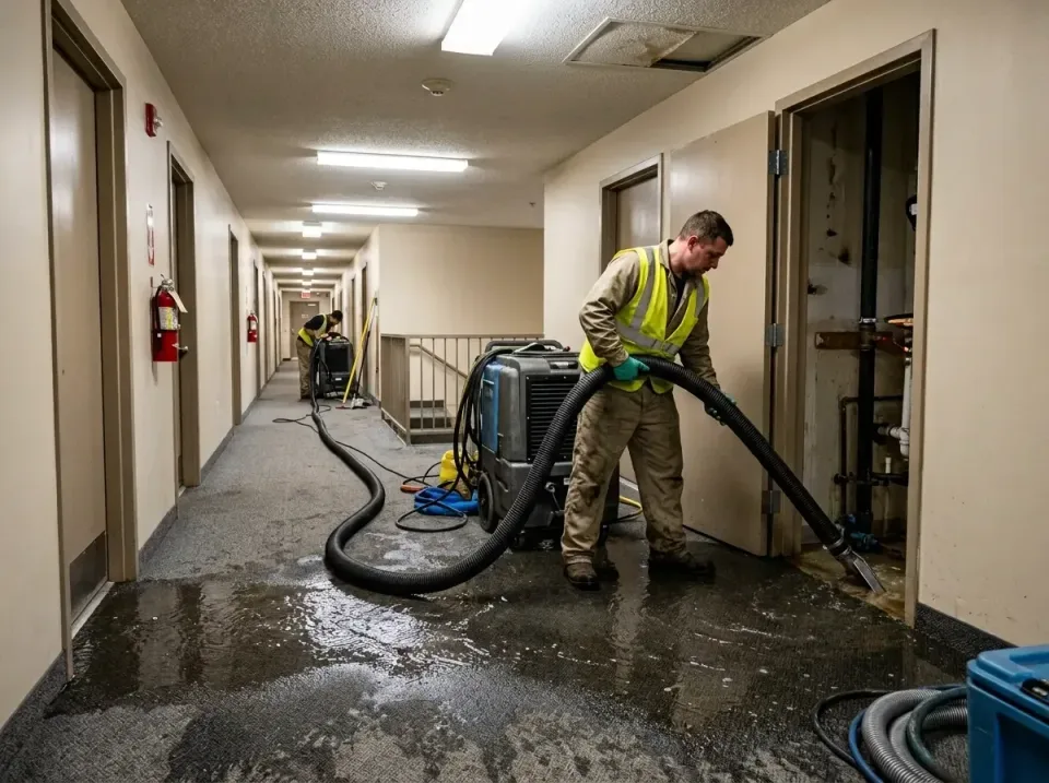multi-unit-apartment-hallway-f-005 — frequently asked questions, Emergency Burst Pipe Water Extraction & Removal in Mansfiel…